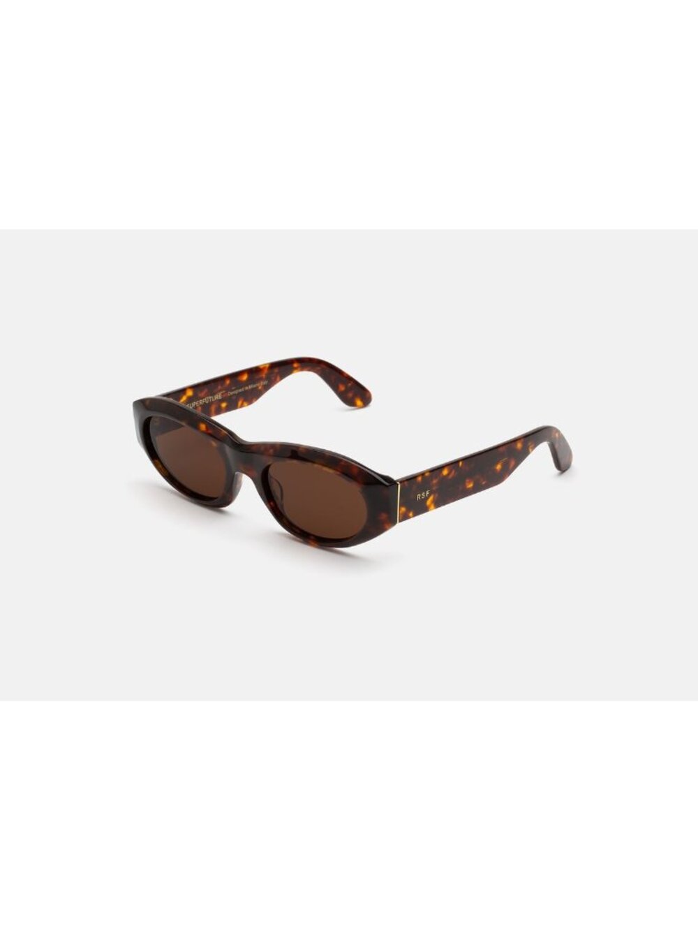 New Retrosuperfuture Unisex Sunglasses Acetate Frame CINEMA BURNT HAVANA 6DF 55